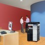 Develop Ineo+ 224e Colour Copier document feeder and trays in the office