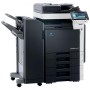 Konica Minolta Bizhub C220 Colour Copier with document feeder finisher and trays