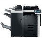 Konica Minolta Bizhub C552 Copier with document feeder finisher and saddle kit