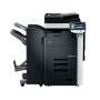 Konica Minolta Bizhub C552 Copier with document feeder finisher and trays