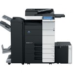 Konica Minolta Bizhub C554 Copier with document feeder finisher large capacity trays