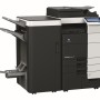 Konica Minolta Bizhub C754e Colour Copier with Document Feeder Finisher Stapler