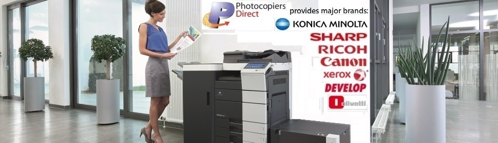 Photocopiers Direct provides all major copier brands: Konica Minolta, Sharp, Ricoh, Canon, Xerox, Develop and Olivetti to suit your business needs.